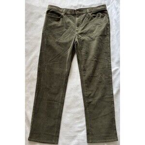 Jos. A. Bank 1905 Men’s Corduroy Pants 38x30 Olive Green Classic Fit Casual